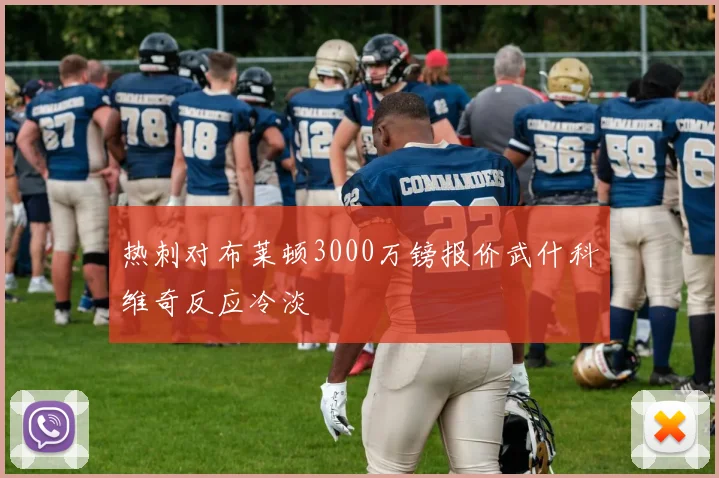热刺对布莱顿3000万镑报价武什科维奇反应冷淡